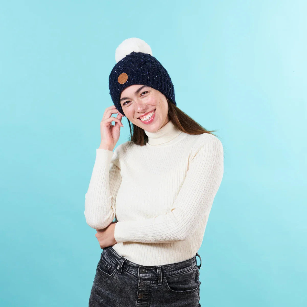 Bonnet Brick Lane Bleu marine - Polaire