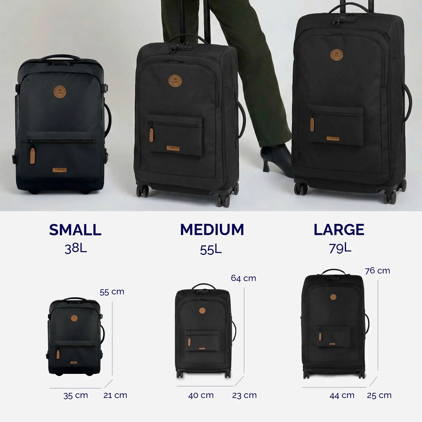 Valise souple 4 roues Small Cagliari