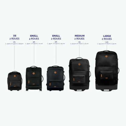 Valise souple 2 roues medium Valladolid